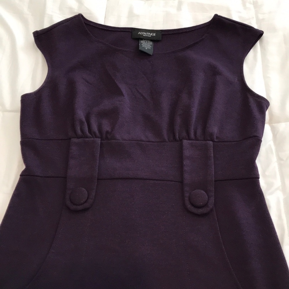 Purple dress with pockets